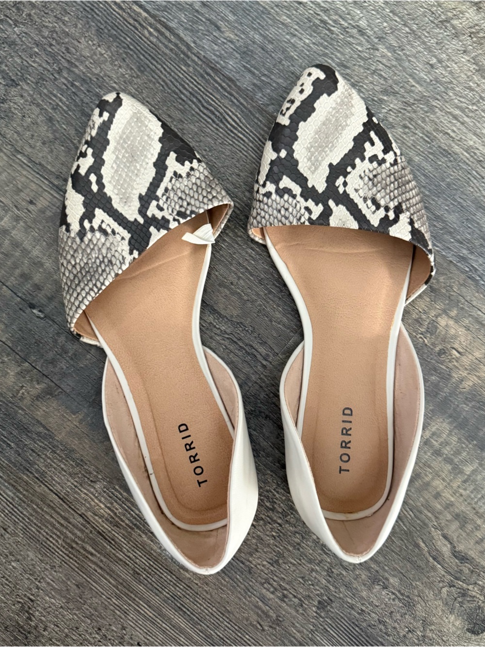 Torrid Snake-Print Flats